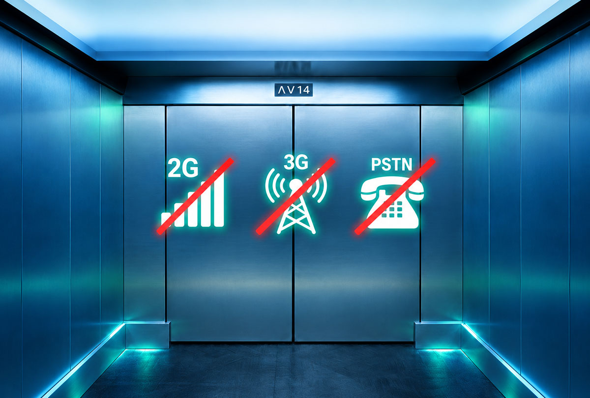 Is your lift emergency communication ready for the 2G, 3G and PSTN closing?